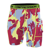 Bright Camo Compression Shorts XMARTIAL