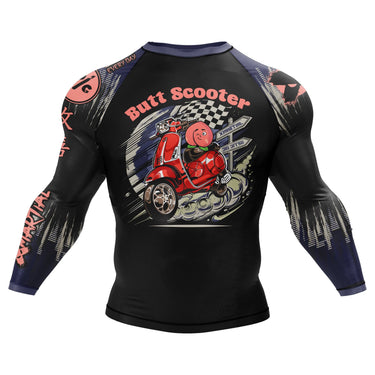 Butt Scooter BJJ Rash Guard XMARTIAL