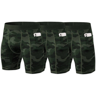 Camo Heat Compression Shorts XMARTIAL