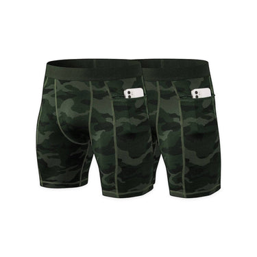 Camo Heat Compression Shorts XMARTIAL