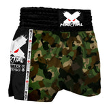 Camo Muay Thai Shorts XMARTIAL