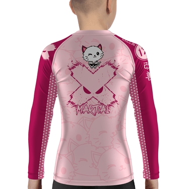 Cat Jitsu Kids Rash Guard XMARTIAL