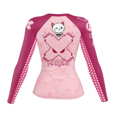 Cat Jitsu Women's Rash Guard XMARTIAL