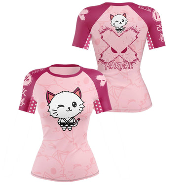 Cat Jitsu Women's Rash Guard XMARTIAL