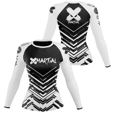 Cyber Stride Women's Rank BJJ Rash Guard XMARTIAL