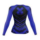 Cyber Stride Women's Rank BJJ Rash Guard XMARTIAL