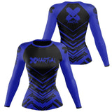 Cyber Stride Women's Rank BJJ Rash Guard XMARTIAL