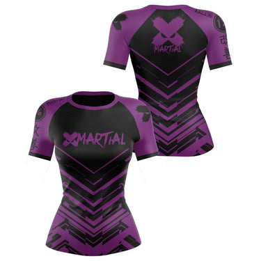 Cyber Stride Women's Rank BJJ Rash Guard XMARTIAL