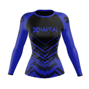 Cyber Stride Women's Rank BJJ Rash Guard XMARTIAL