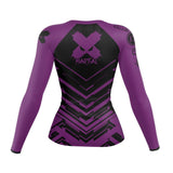 Cyber Stride Women's Rank BJJ Rash Guard XMARTIAL