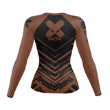 Cyber Stride Women's Rank BJJ Rash Guard XMARTIAL