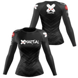 Cyber Stride Women's Rank BJJ Rash Guard XMARTIAL