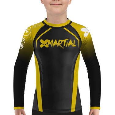 Cyborg Kids Rank BJJ Rash Guard XMARTIAL