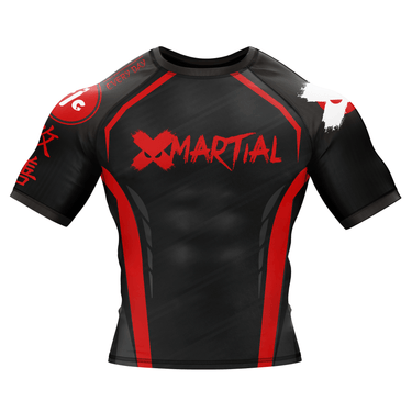 Cyborg Rank BJJ Rash Guard XMARTIAL