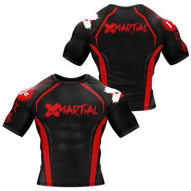 Cyborg Rank BJJ Rash Guard XMARTIAL