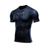 Dark Vector Blue Compression Shirt XMARTIAL