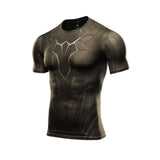 Dark Vector Brown Compression Shirt XMARTIAL