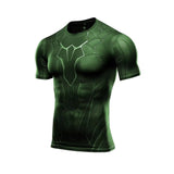 Dark Vector Green Compression Shirt XMARTIAL