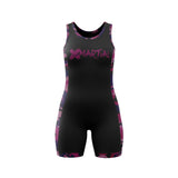 Dim Pink Women's Wrestling Singlet XMARTIAL