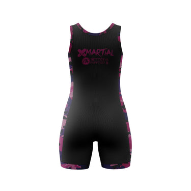 Dim Pink Women's Wrestling Singlet XMARTIAL