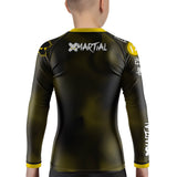 Dynamic Halftone Kids Rank BJJ Rash Guard XMARTIAL