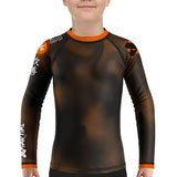 Dynamic Halftone Kids Rank BJJ Rash Guard XMARTIAL