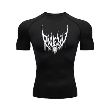 Enemy Black Compression Shirt XMARTIAL