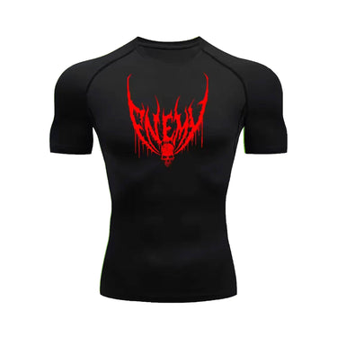 Enemy Black Compression Shirt XMARTIAL