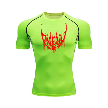 Enemy Green Compression Shirt XMARTIAL