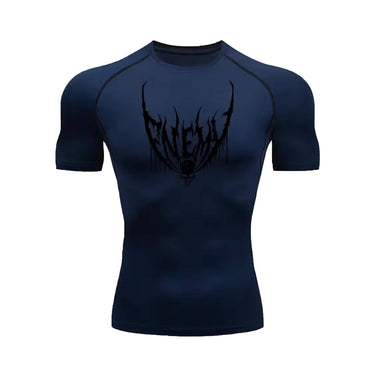 Enemy Navy Compression Shirt XMARTIAL