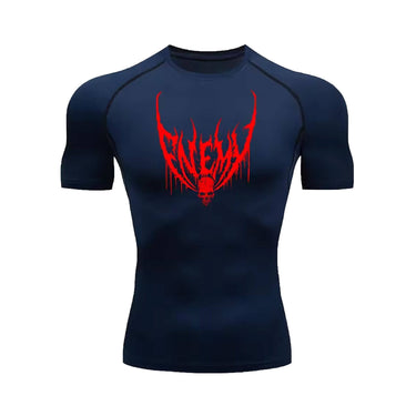 Enemy Navy Compression Shirt XMARTIAL