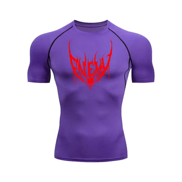 Enemy Purple Compression Shirt XMARTIAL