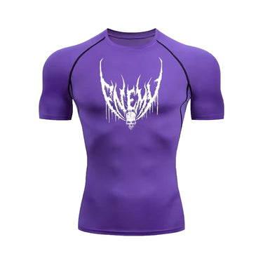 Enemy Purple Compression Shirt XMARTIAL