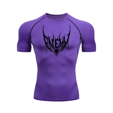 Enemy Purple Compression Shirt XMARTIAL