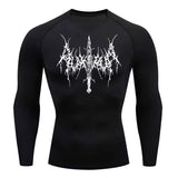 Excalibur Blade Long Sleeve Black Compression Shirt XMARTIAL