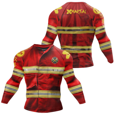 Fire Hero BJJ Rash Guard XMARTIAL