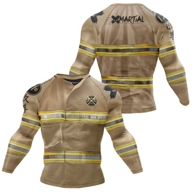 Fire Hero BJJ Rash Guard XMARTIAL