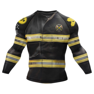 Fire Hero BJJ Rash Guard XMARTIAL