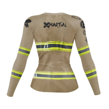 Firefighter Women's BJJ Rash Guard XMARTIAL