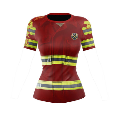 Firefighter Women's BJJ Rash Guard XMARTIAL