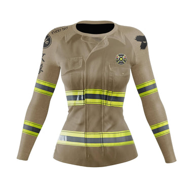 Firefighter Women's BJJ Rash Guard XMARTIAL