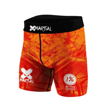 Flame BJJ/MMA Compression Shorts XMARTIAL