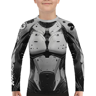 Force Bot Hero Kids BJJ Rash Guard XMARTIAL