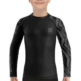 Full Minimalist Kids Rank BJJ Rash Guard XMARTIAL