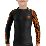 Full Minimalist Kids Rank BJJ Rash Guard XMARTIAL