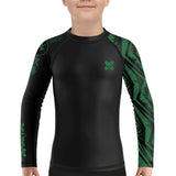 Full Minimalist Kids Rank BJJ Rash Guard XMARTIAL