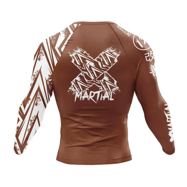 Full Minimalist Rank BJJ Rash Guard XMARTIAL