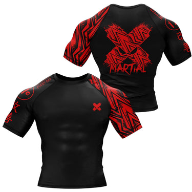 Full Minimalist Rank BJJ Rash Guard XMARTIAL