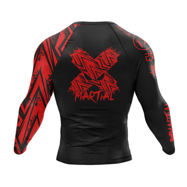 Full Minimalist Rank BJJ Rash Guard XMARTIAL