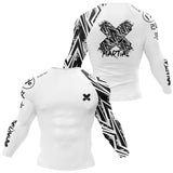 Full Minimalist Rank BJJ Rash Guard XMARTIAL